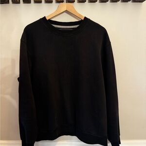 lululemon athletica Men's Black Steady State Crewneck